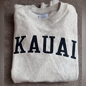 Kauai Hawaii Champion sweatshirt size medium crew neck sweatshirt unisex
